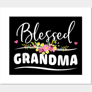 First Time Grandma Est 2020 Flora Soon To Be Grandma Gift Posters and Art